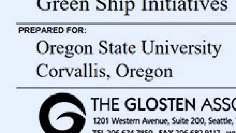 green ship initiatives document